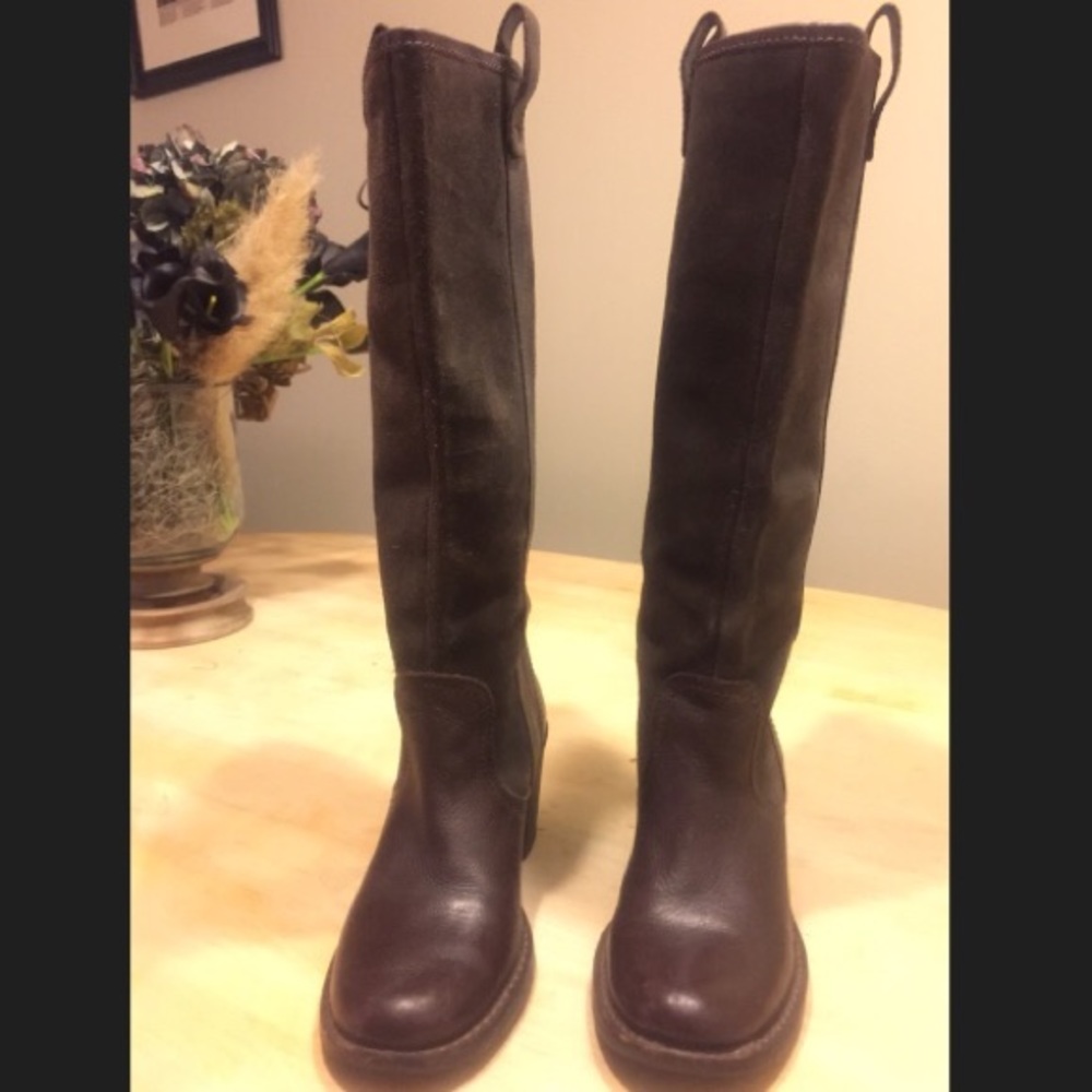 Naturalizer Genuine Suede and Leather Boots